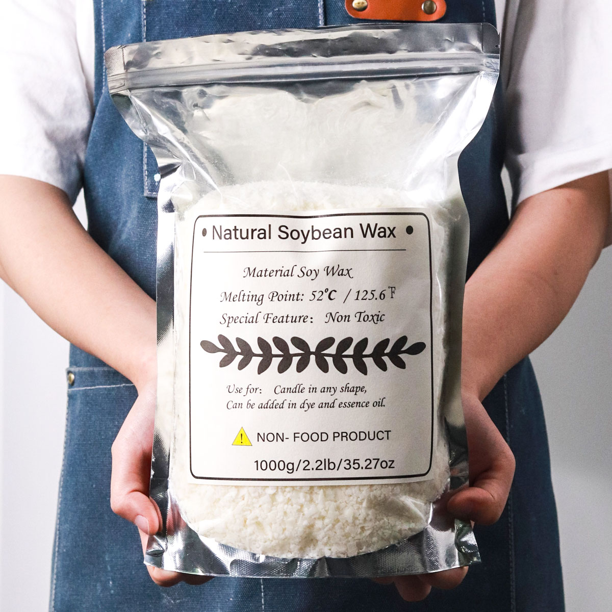 Candle Making Soy Wax - 1KG Natural Soy Wax Granular Scented