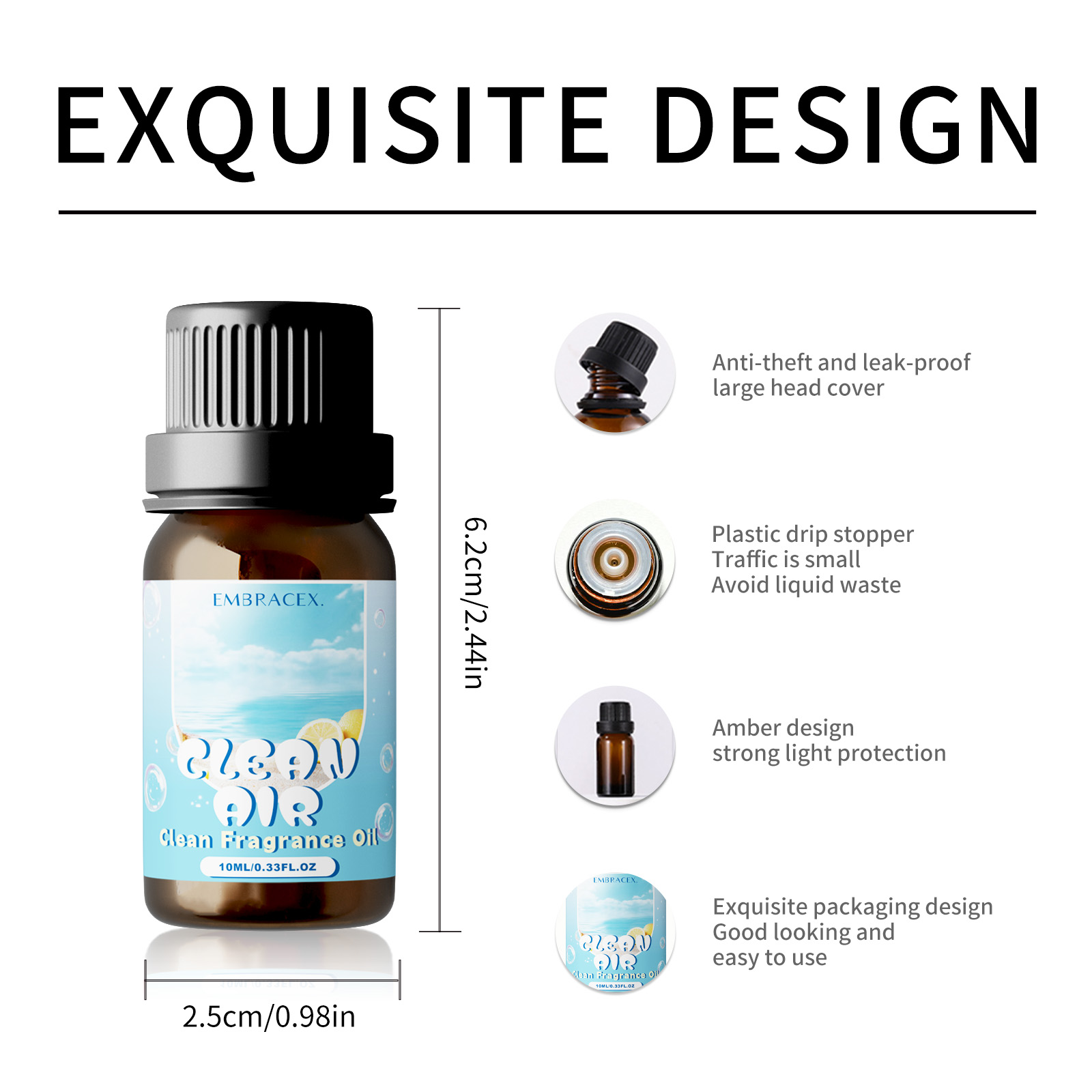 10ml Clean Air Essential Oil L - Candle Making Raw Material review and price