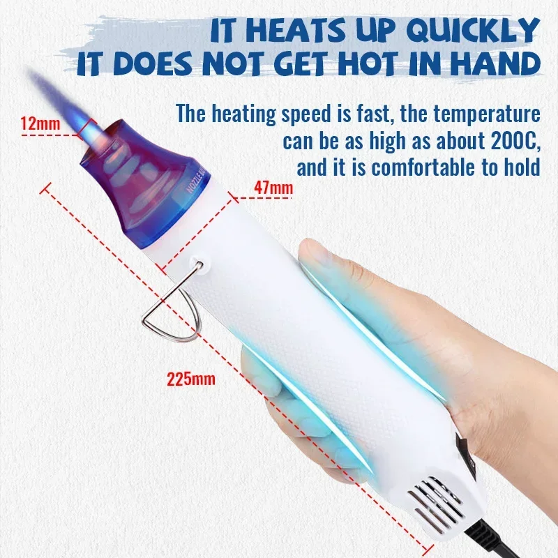 Hot Air Gun 300W 220V Ligthwei - Heat Gun Embossing review and price