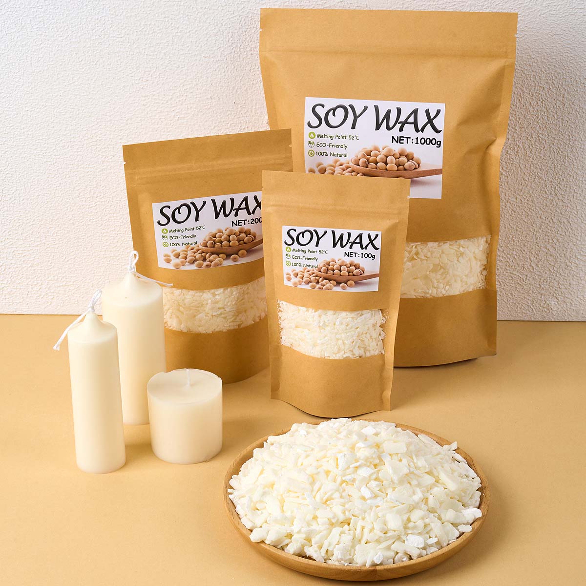 1 Pounds Pure White Soy Wax Fo - Candle Making Raw Material review and price