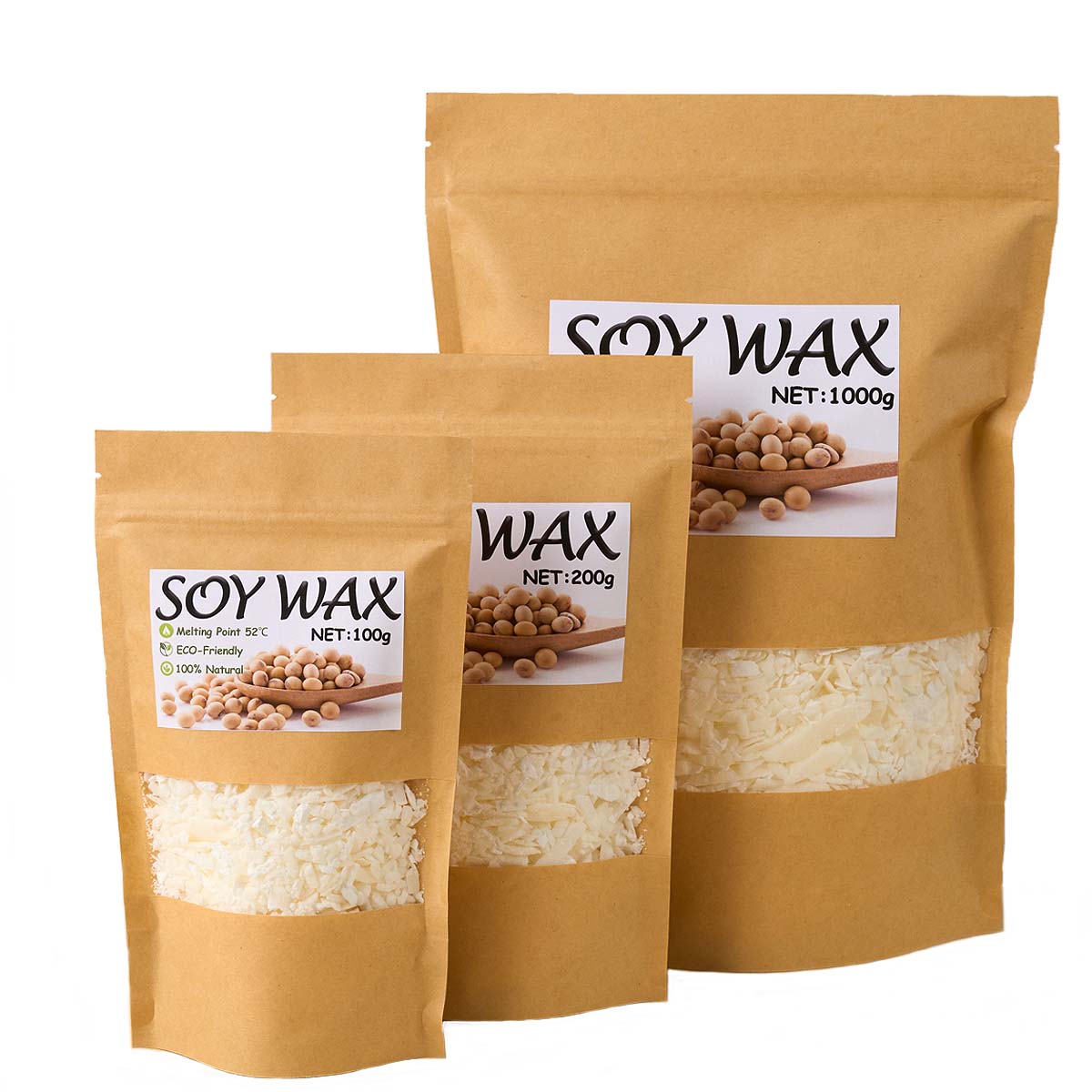 1 Pounds Pure White Soy Wax Fo - Candle Making Raw Material review and price
