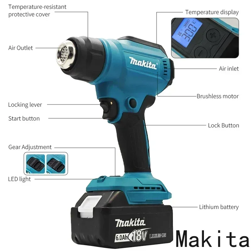 Makita 550°C Temperature Contr - Heat Gun Embossing review and price