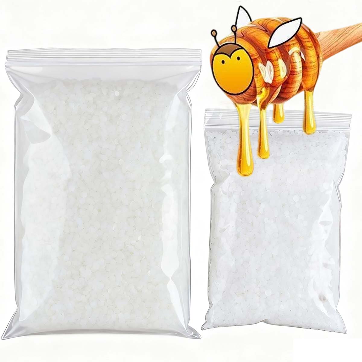200g-1000g White Beeswax Pure  - Candle Making Raw Material review and price