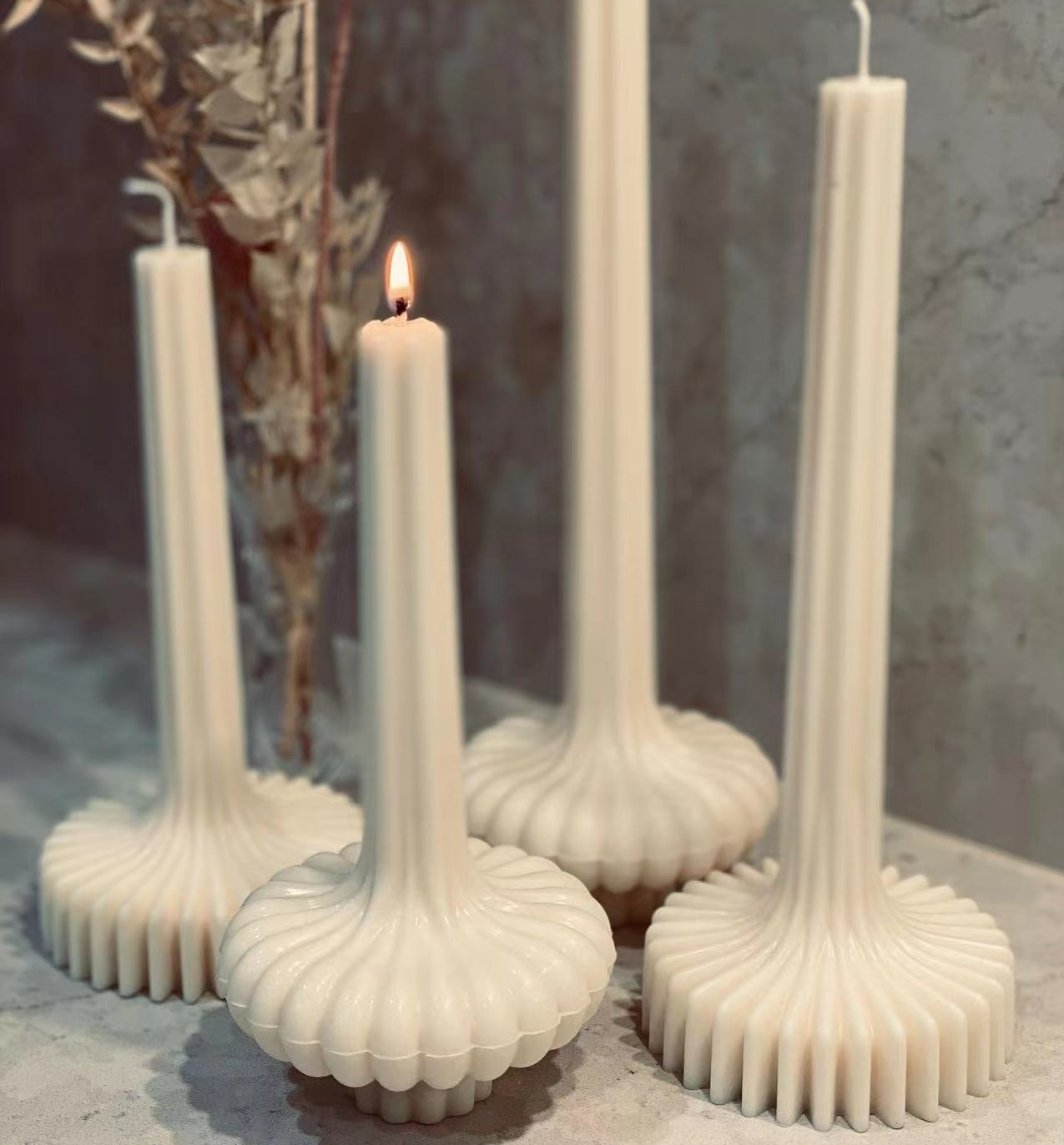 DIY Aesthetic Ribbed Pillar Ca - Candle Making Soy Wax review and price