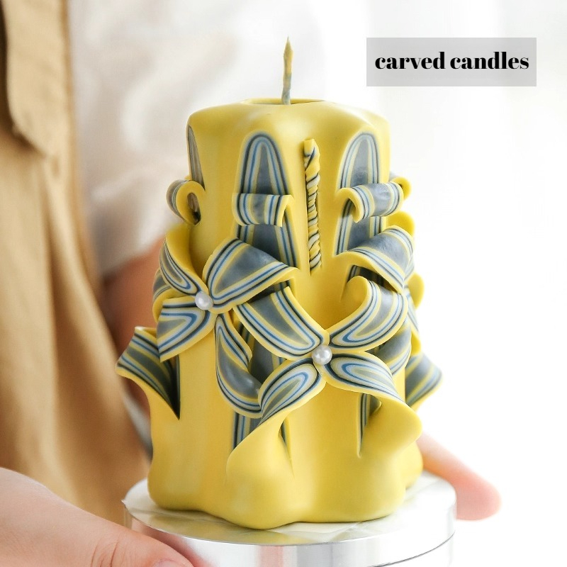 1KG Carved Scented Candle Raw  - Candle Making Raw Material review and price