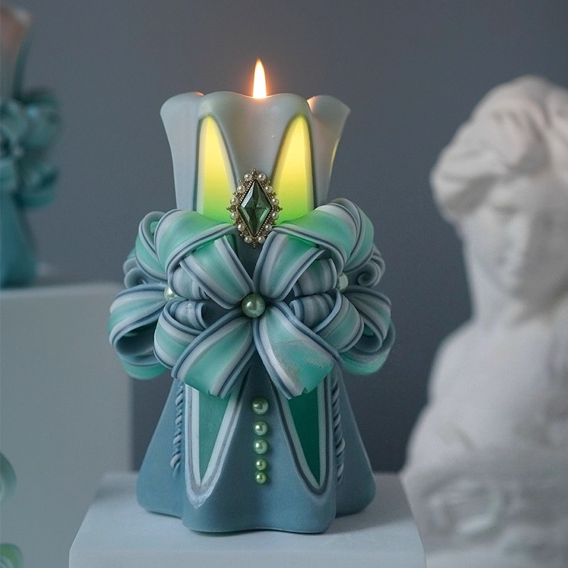 1KG Carved Scented Candle Raw  - Candle Making Raw Material review and price